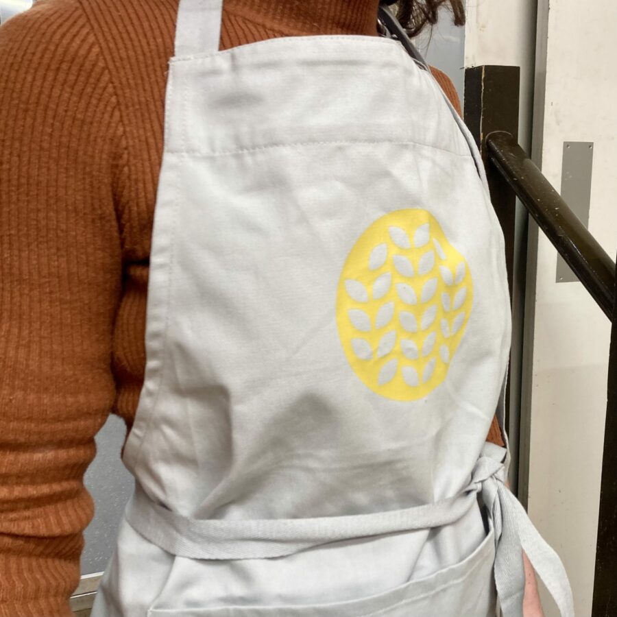 A Loaf branded apron