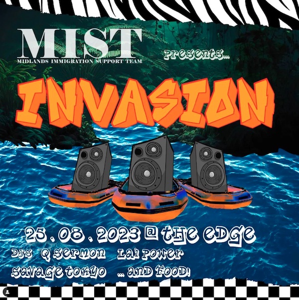 MIST Invasion flyer image